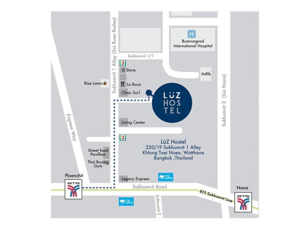 Slumber Bangkok Soi 1 호스텔 외부 사진